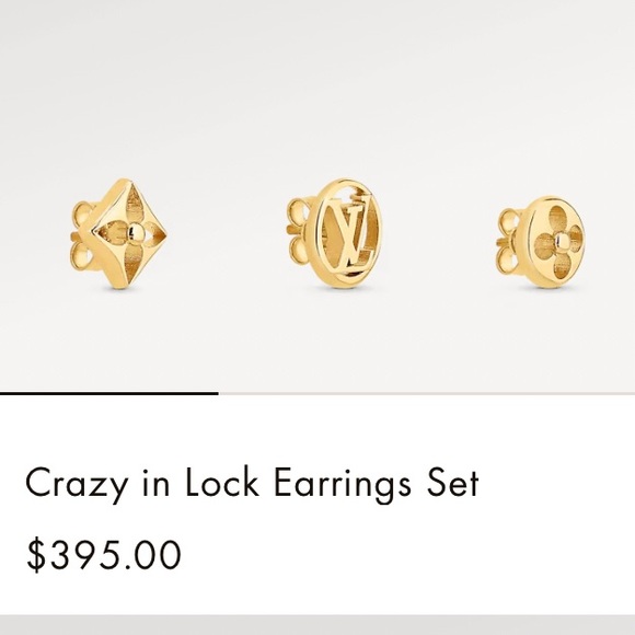 Louis Vuitton Gold Earrings Set - Picture 1 of 6
